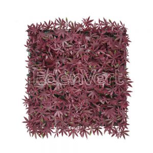 קיר צמחיה מלאכותי - HOLLY הולי - מייפל אדום