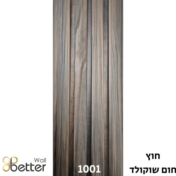 סרגל W.P.C דקורטיבי לחיפוי קירות חוץ - Better Wall - דגם 1001