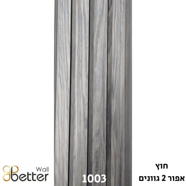 סרגל W.P.C דקורטיבי לחיפוי קירות חוץ - Better Wall - דגם 1003